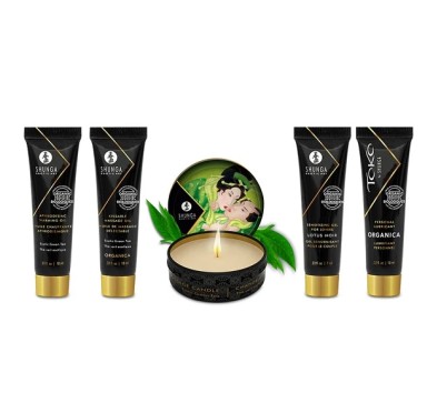 Zestaw akcesoriów - Shunga Geishas Secret Kit Green Tea